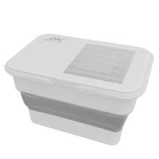 SAPA Double Kill 多用途折疊水桶, 1個, 灰色