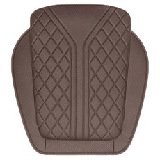River Fox 車用絎縫打孔記憶棉坐墊, 1個, 摩卡棕