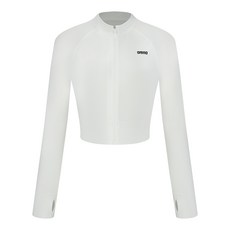 아레나 여성용 뉴웨이브 레저 크롭 집업 래쉬가드 상의 A4BL1QR42