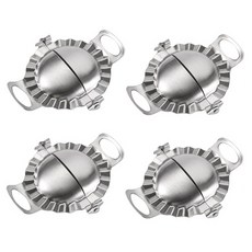 YOUNGGREEN 便利包水餃 304不鏽鋼摺疊水餃模具, 4個