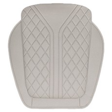 River Fox 車用絎縫沖孔記憶棉坐墊, 1個, 米色