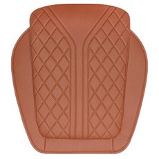 River Fox 車用絎縫打孔記憶棉坐墊, 1個, 橘色