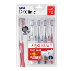 2080 Dr.Clinic極細毛牙刷, 4入, 1組