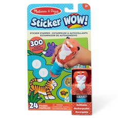 Melissa&Doug 瑪莉莎 貼紙Wow老虎 MD32014, 混色
