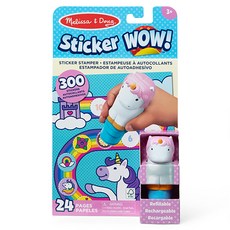 Melissa&Doug 瑪莉莎 Sticker Wow 獨角獸 MD32013, 混合色, 1個