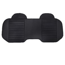 In The Car 輕型車專用 第二排 四季後座 附口袋皮革坐墊 3人座, 1個, 黑色