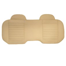 Inducar 輕型車專用 第2排 四季 口袋皮革 後座坐墊 3人座, 1個, 米色
