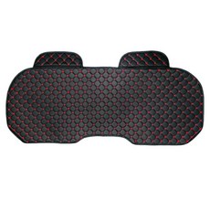 인더카 輕型車專用 鑽石菱格紋坐墊 第2排後座, 1個, 黑紅色