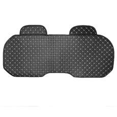 In The Car 輕型車專用 第二排 菱格絎縫 後座坐墊, 1個, 黑白色