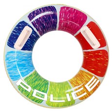 義烏市小天使玩具 兒童POLICE把手游泳圈, 1個, 橘色