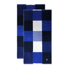 호텔컬렉션 스퀘어50 바스타올 250g 40수 코마사 면사, 블루, 2개