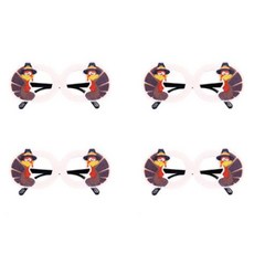 Allode 土耳其節慶派對眼鏡, TYPE15 側面火雞, 4個