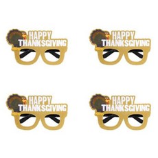 알로데 터키 페스티벌 파티안경, TYPE01 해피칠면조, 4개