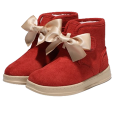 Keds 女童人造麂皮靴 3XM01590D