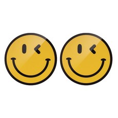 bruma 眨眼電磁爐保護墊, 眨眼微笑電磁爐墊, 2個