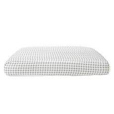 무아유 강아지 2단 침대 인견, 1개, 체크차콜