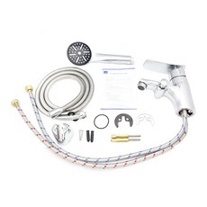 水槽淋浴一孔龍頭套裝 EINS-3031, 藍藍_3, 1組