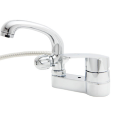 洗臉盆/淋浴兩用 King 金屬手柄水龍頭 TPF-0091, 1個