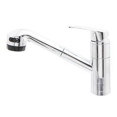 E-JEN 水槽檯面式單孔伸縮噴頭水龍頭組 TPF-0006, 1個