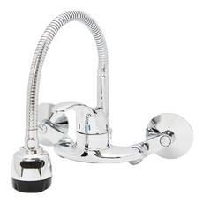 Sudonkkokji 廚房高級型壁掛式鵝頸水龍頭套組 TPF-0136, 1個