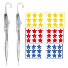 Make文具 雨傘裝飾, 星星, 2個