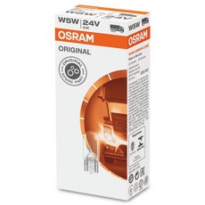 OSRAM 歐司朗 貨車車寬燈 車牌燈 24V W5W 10入, 1個, T10