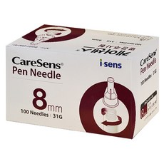 케어센스 멸균 주사침 8mm 30G, 1개, 100개입