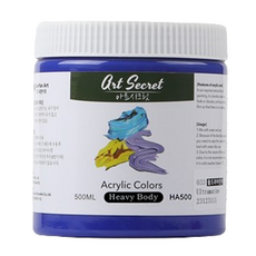 Art Secret 藝術家的秘密 Heavy Body 高黏度專家級壓克力顏料 033 群青色, 1色, 500ml
