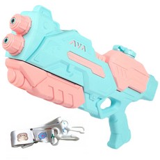 星辰玩具 雙發射情侶水槍 1.5L, 天空藍, 1個