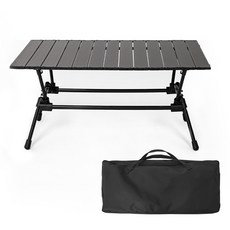 camp village 坐立兩用快速安裝框架桌, 黑色