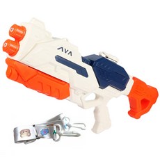 星辰玩具 雙發射情侶水槍 1.5L, 橘色, 1個