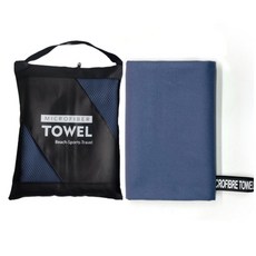 Sonio 現代柔軟運動毛巾 40 x 80 cm, 1個, 04 海軍藍
