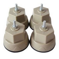 키밍 드럼세탁기 전용 진동 방지 받침대 고무 패드, 4개, KM1387-50(골드)