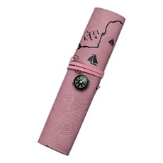 Daysoi 復古地圖刷具盒 粉紅色, 1個