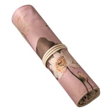 Daysoy傳統風景畫筆筒 粉色, 1個