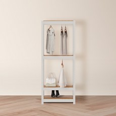 HOMEDANT HOUSE 韓國製造 4層掛衣桿, 白色