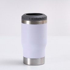 KEYMING 啤酒罐保冷杯, 1個, 420ml, 白色