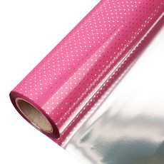코코플러스 작은 땡땡이 롤 포장지 17m x 26.5cm, 분홍, 1개