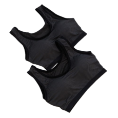 맬러뮤트 시원한 바람솔솔 인견 일체패드 런닝형 브라탑 2p