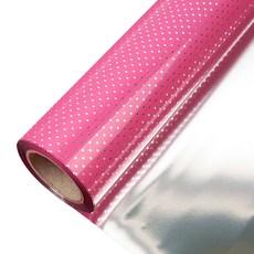영프라자 잔도트 비닐 롤 포장지 대 53cm x 17m, 핑크, 1개