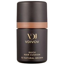 VDIVOV 快速髮際線氣墊, 1個, 02 自然棕色