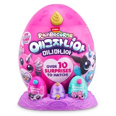 ZURU RAINBOCORNS Eggzania Mini Mania 絨毛娃娃, 240mm, 1個, 隨機出貨