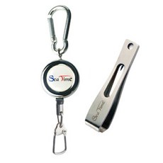 Sea Time 別針捲線器 + U型剪線器套組, 銀色, 1套