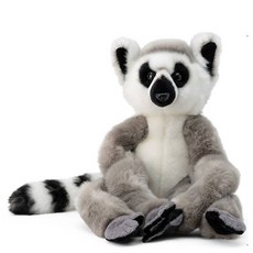 來自英國的 Animigos 可愛毛絨動物, 22cm, 吊掛環尾狐猴