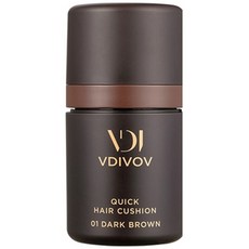 VDIVOV 快速髮際線氣墊, 1個, 01 深棕色