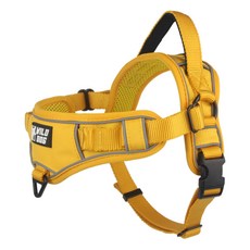 WILD DOG 狗狗簡易胸背帶, 黃色, 1個