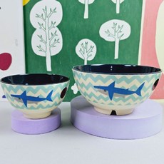 rice 幼兒飯碗 + 中碗組, 1套, 鯊魚