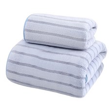 Sonio 粉彩系列柔軟浴巾2件組, 1套, 05 灰色