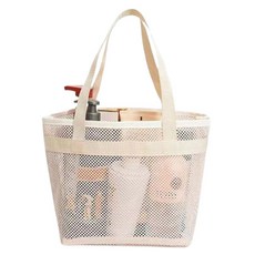 Alpha Commers大容量排水網狀收納包, 淺褐色