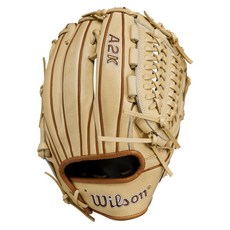 Wilson 投手手套 右投用 2024 A2K D33, 1個, BLONDE SADDLE TAN